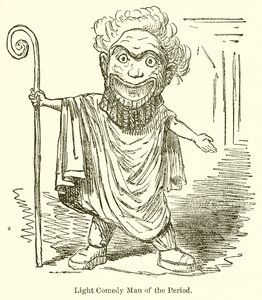 Homme de comédie légère de l