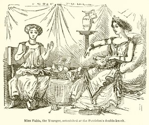 Miss Fabia, la Jeune, Étonnée par le Double Coup du Patricien