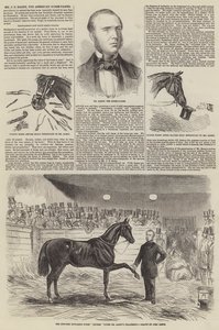 M. J S Rarey, le dompteur de chevaux américain
