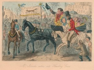 M. Jorrocks entre à Handley Cross, 1854 - John Leech
