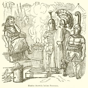 Mucius Scaevola devant Porsenna