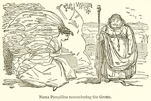 Numa Pompilius se souvenant de la grotte