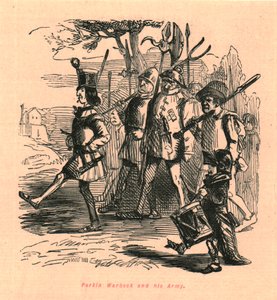 Perkin Warbeck et son armée, 1897 - John Leech