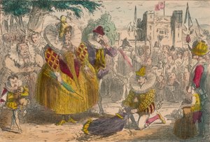 La reine Élisabeth et Sir Walter Raleigh