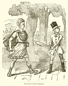 Acte téméraire de Caius Gracchus - John Leech
