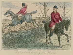 Romford perturbe la dignité de son chasseur - John Leech