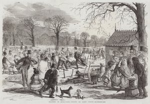 Patinage à Hyde-Park - John Leech