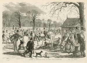 Patinage à Hyde Park - John Leech