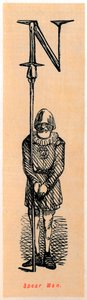 Homme à la lance - John Leech