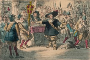 Enlevez ce bibelot : Cromwell dissolvant le long Parlement, 1850