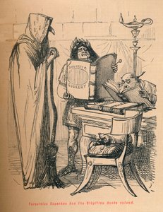 Tarquinius Superbus fait évaluer les Livres Sibyllins, 1852 - John Leech