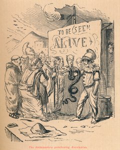 Les ambassadeurs achetant Esculape, 1852 - John Leech