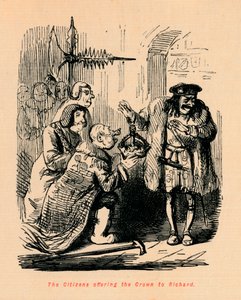 Les citoyens offrant la couronne à Richard