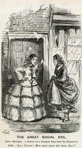 Le grand mal social (gravure) - John Leech