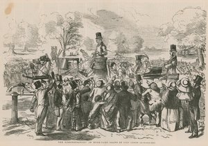 La manifestation à Hyde Park - John Leech