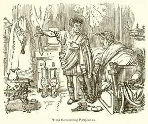 Titus menaçant Pomponius - John Leech