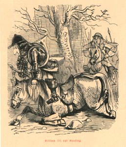 Guillaume III à la chasse - John Leech