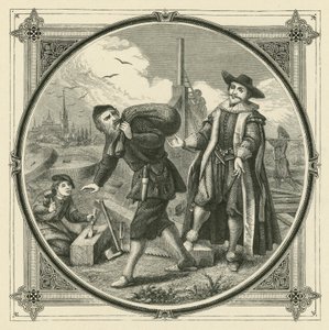 Un moulin entier pour moudre un boisseau de maïs (gravure) - John Leighton