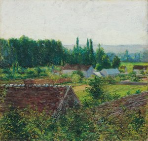 Fermes à Giverny, c.1890