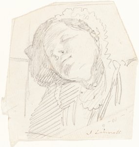 Une femme se reposant - John Linnell