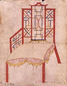 Design pour chaise chinoise, c.1753 - John Linnell