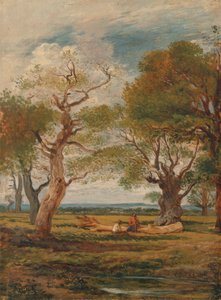 Paysage avec des figures - John Linnell
