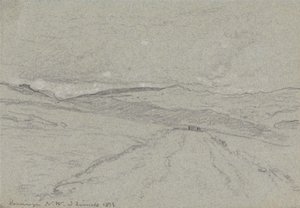 Vue de montagne au nord du Pays de Galles - John Linnell