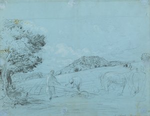 Labourage à Shoreham - John Linnell