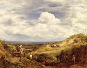 Les Sables, Hampstead Heath, 1849 - John Linnell