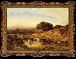 Coucher de soleil, 1860 - John Linnell