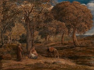 Le Repos pendant la fuite en Égypte - John Linnell