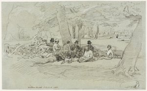 Le repas des bûcherons