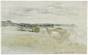 Vue de Amwell Hill, près de Ware, dans le Hertfordshire, 1814 - John Linnell