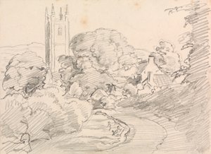 Village de Widecombe - John Linnell