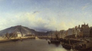 Le Pont à Cherbourg - John Louis Petit