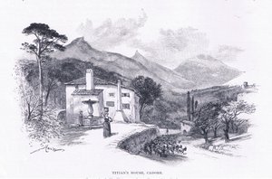 Maison de Titien, Cadore, du Magazine of Art 1893, Cassell and Company