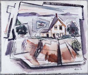 Deer Isle, Stonington, No. 10, Maine (aquarelle et crayon sur papier) - John Marin