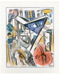 La partie basse de Manhattan - John Marin