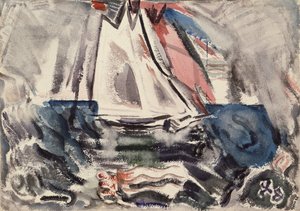 Mouvement : Bateau au large de Deer Island, Maine, No.7 - John Marin