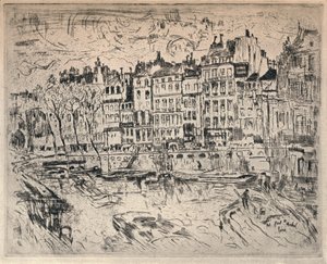 Près du Pont St Michel, 1915 - John Marin