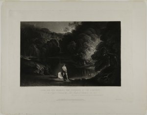 Adam et Ève entendant le jugement du Tout-Puissant, des Illustrations de la Bible