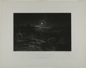 David épargne Saül à Hachilah, des Illustrations de la Bible