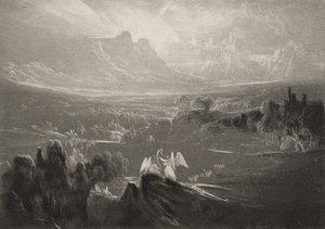 Le paradis - Les rivières de la félicité, c.1827 - John Martin