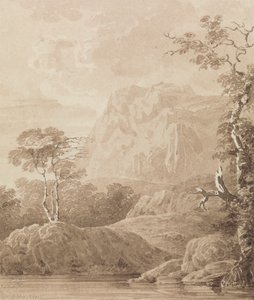 Paysage de rivière rocheuse