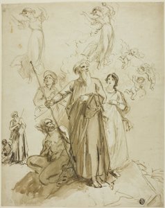 Études originales pour La Tempête de Shakespeare - John Massey Wright