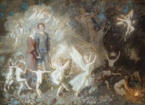 Jorinde et Joringel dans le bois de la sorcière - John Duncan