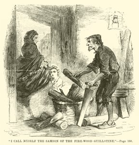 Illustration pour Un conte de deux villes de Charles Dickens