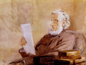 John Tyndall, physicien et alpiniste irlandais, 1893 - John McLure Hamilton