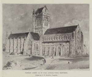 Abbaye de Paisley telle qu