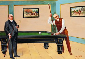 Le match de billard - John McLure Hamilton
